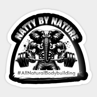 Natural Bodybuilding Vegan Sport Apparel Healthy Exercise Sticker